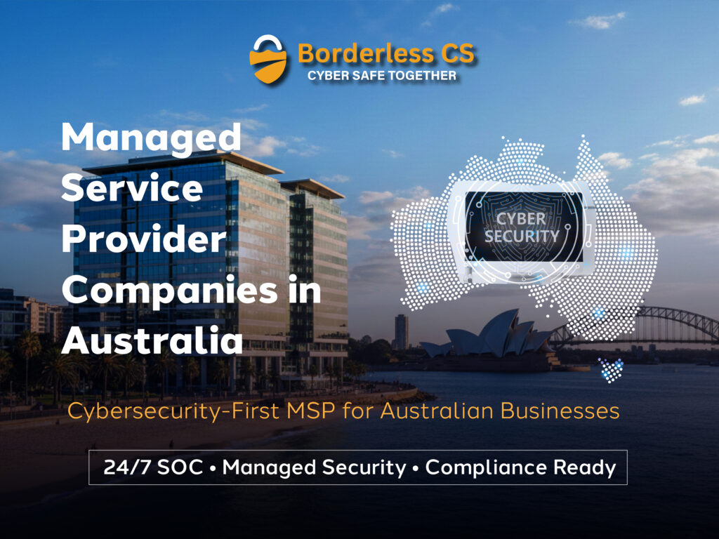 Managed service provider companies in Australia offering cybersecurity services