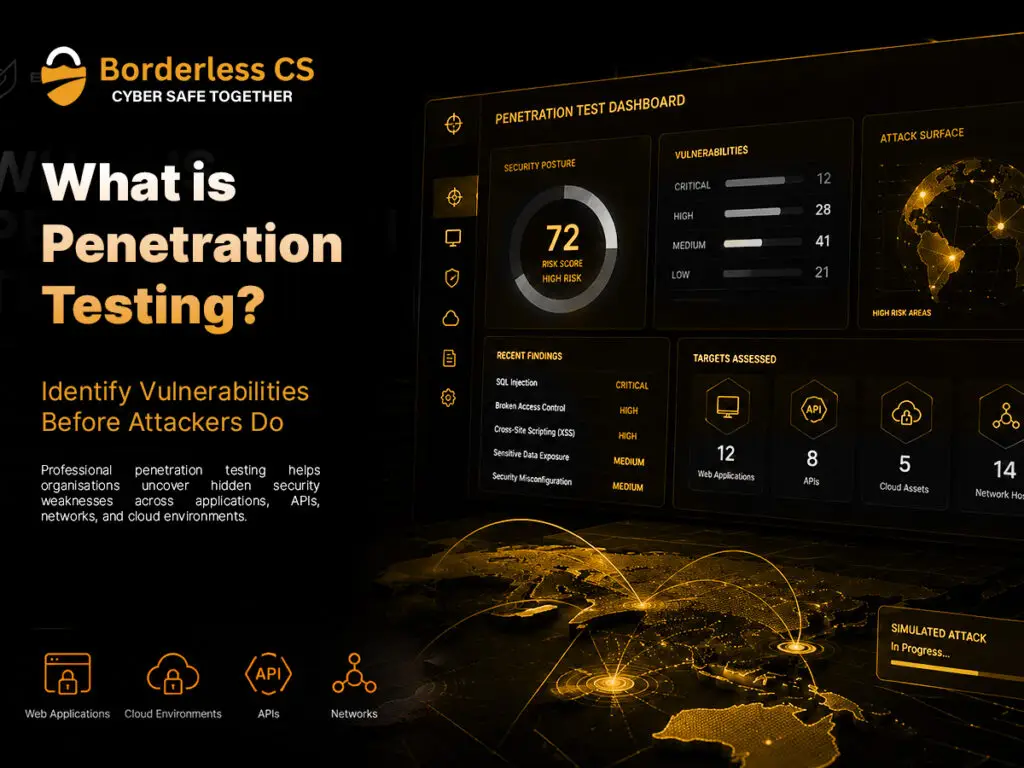 Professional penetration testing services in Australia identifying security vulnerabilities across web applications, APIs, cloud environments, and networks.