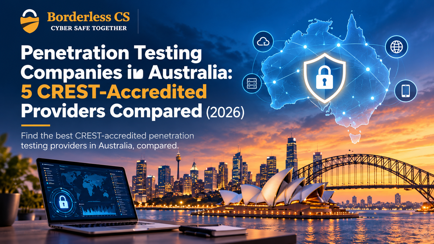 Penetration testing companies in Australia – CREST-accredited providers compared by Borderless CS